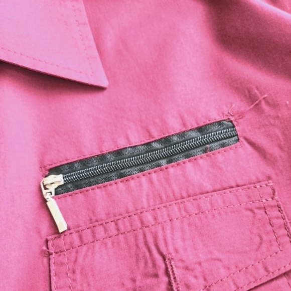 Jeansian cranberry button up. CLEAN!!! - Picture 5 of 10